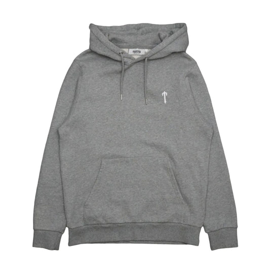 Trapstar Mini White T-Logo Grey Hoodie - Trapstar - SecondPlace