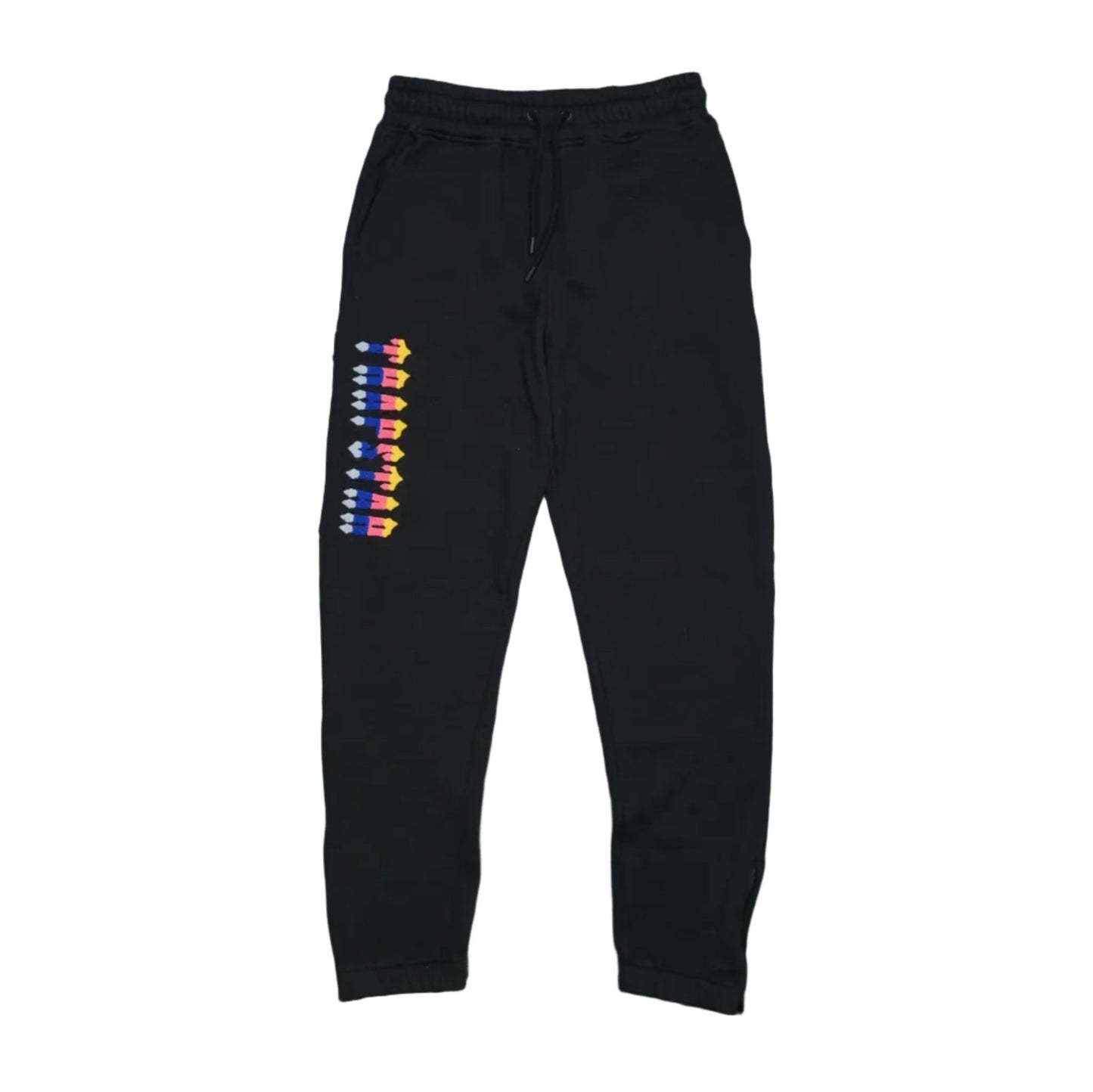 Trapstar Multi Color Logo Black Sweatpants - Trapstar - SecondPlace