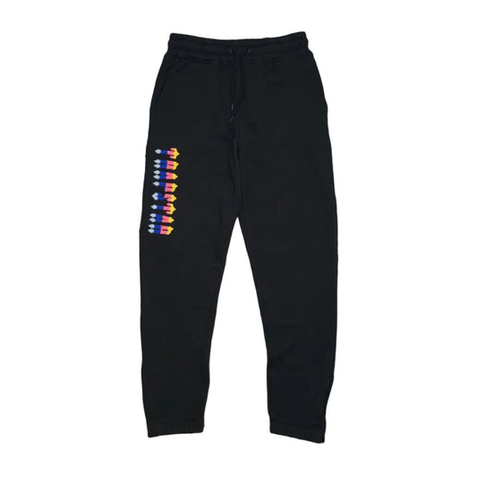 Trapstar Multi Color Logo Black Sweatpants - Trapstar - SecondPlace
