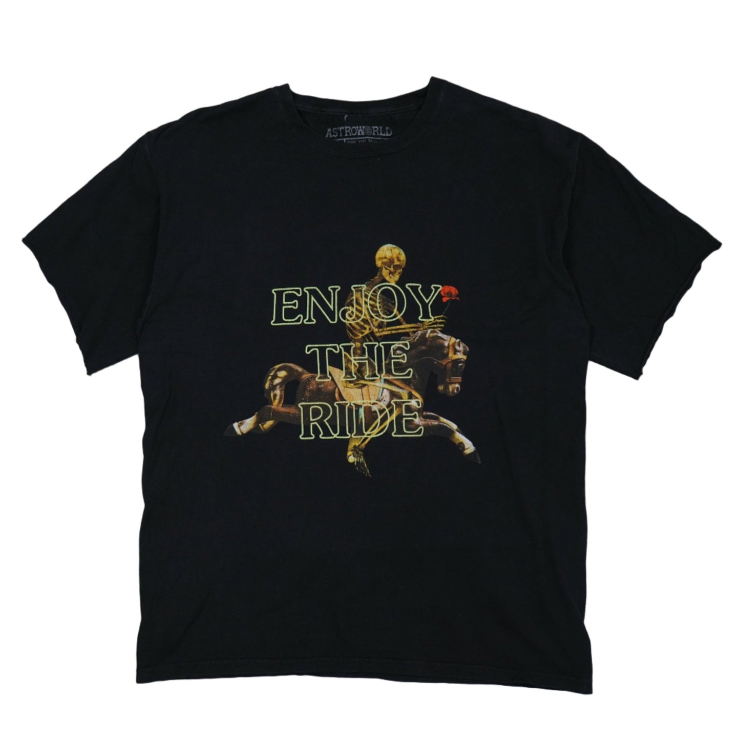 Travis Scott Enjoy The Ride Glow Black T-Shirt - Cactus Jack - SecondPlace