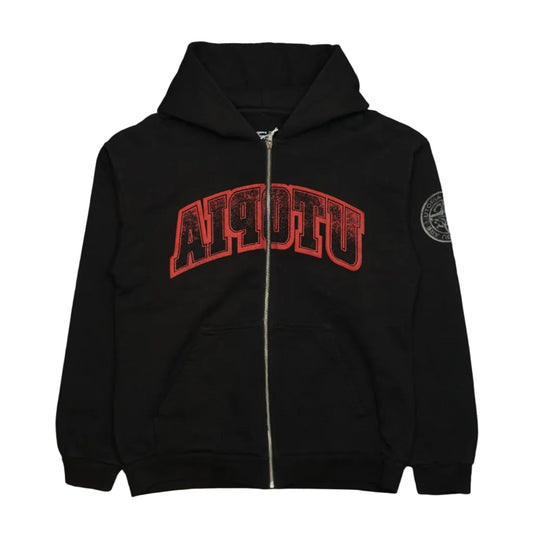 Travis Scott Reverse Black Utopia Hoodie - Cactus Jack - SecondPlace