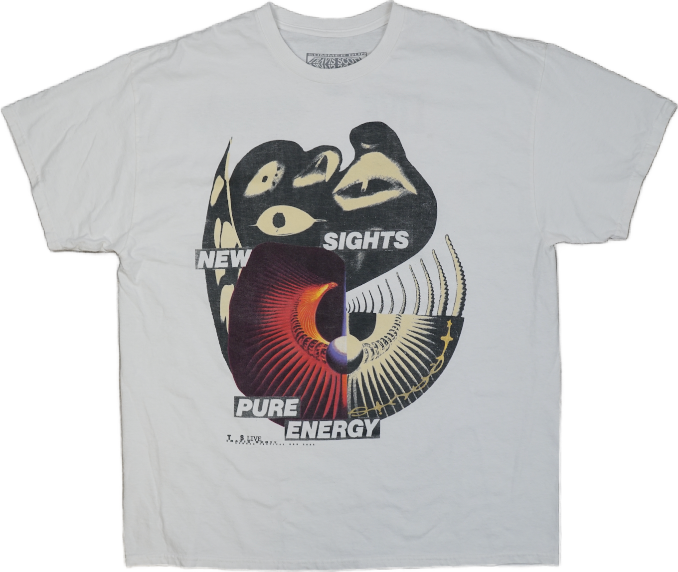 Cactus Jack Stockholm Merch White T-Shirt