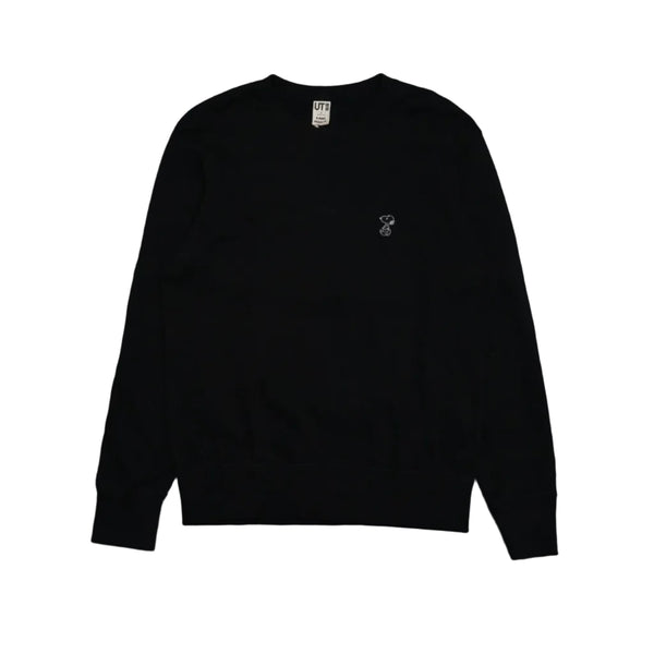 Kaws x Uniqlo x Peanuts Snoopy Black Sweatshirt