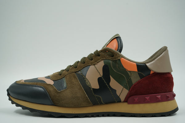 Valentino Garavani Green Camouflage Rockrunner